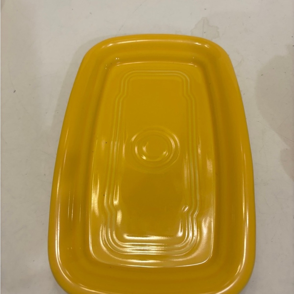 Fiesta ware Butter Dish XL in Sunflower - Picture 8 of 11